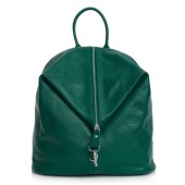 Rucsac dama din piele naturala DiAmanti Zanella Verde Smarald